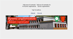 Desktop Screenshot of byremoungdomsskole.no